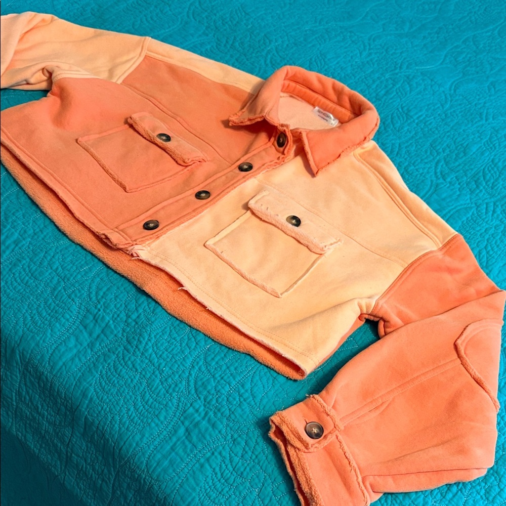 Orange Cropped Top